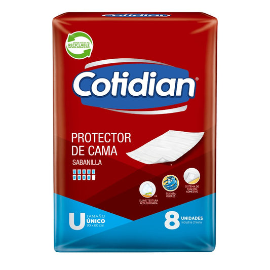 Protector de Cama Cotidian Sabanilla 60x90 cm x 8 un