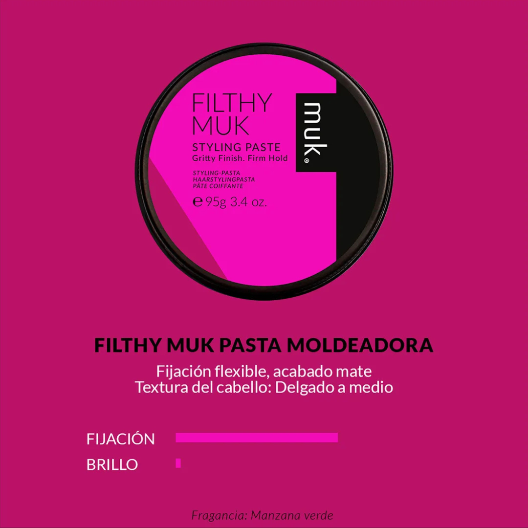 Filthy Muk Crema de Peinado Fijación Firme Mate