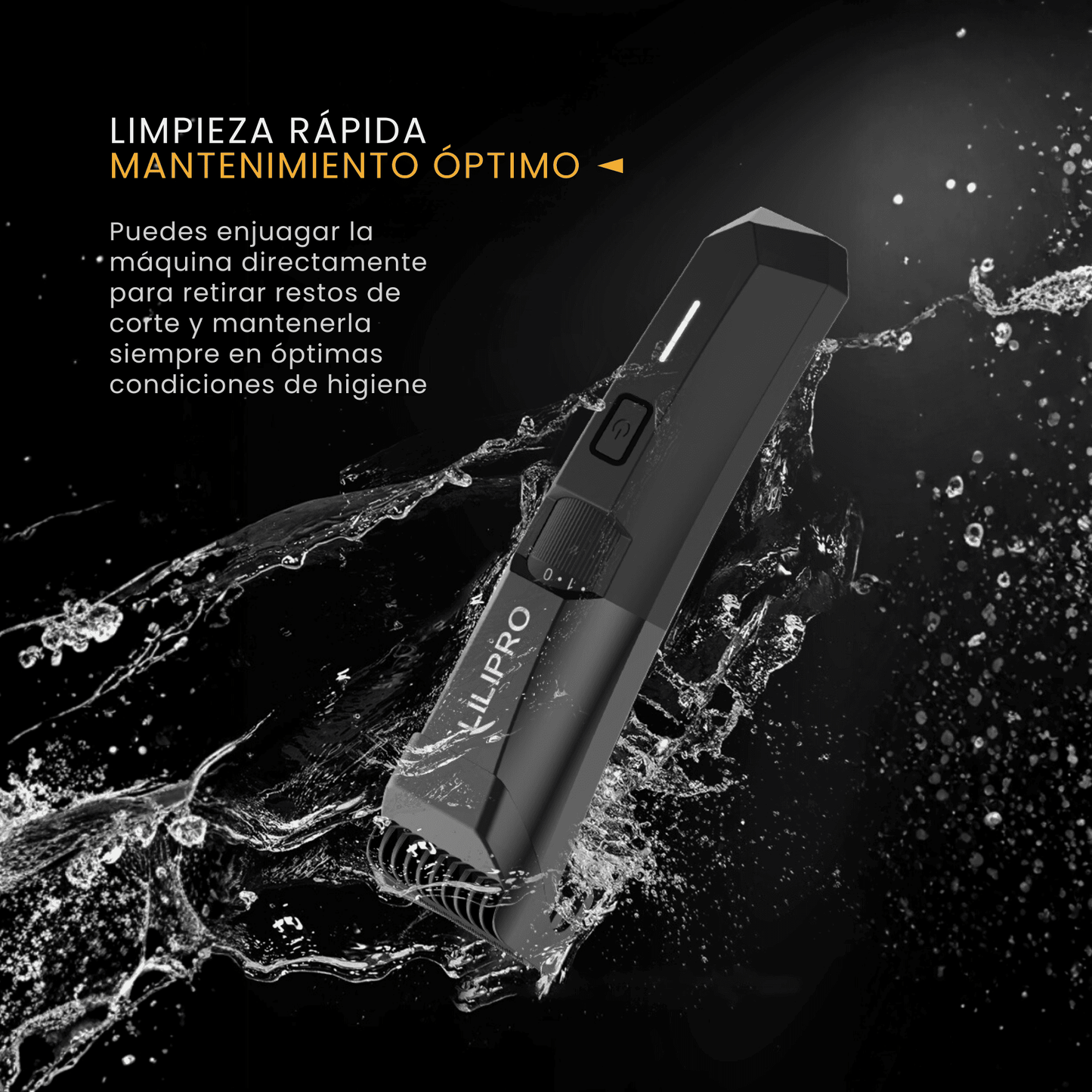 Máquina de Afeitar de Barba Pelo Profesional Ajustable LiliPRO BT01
