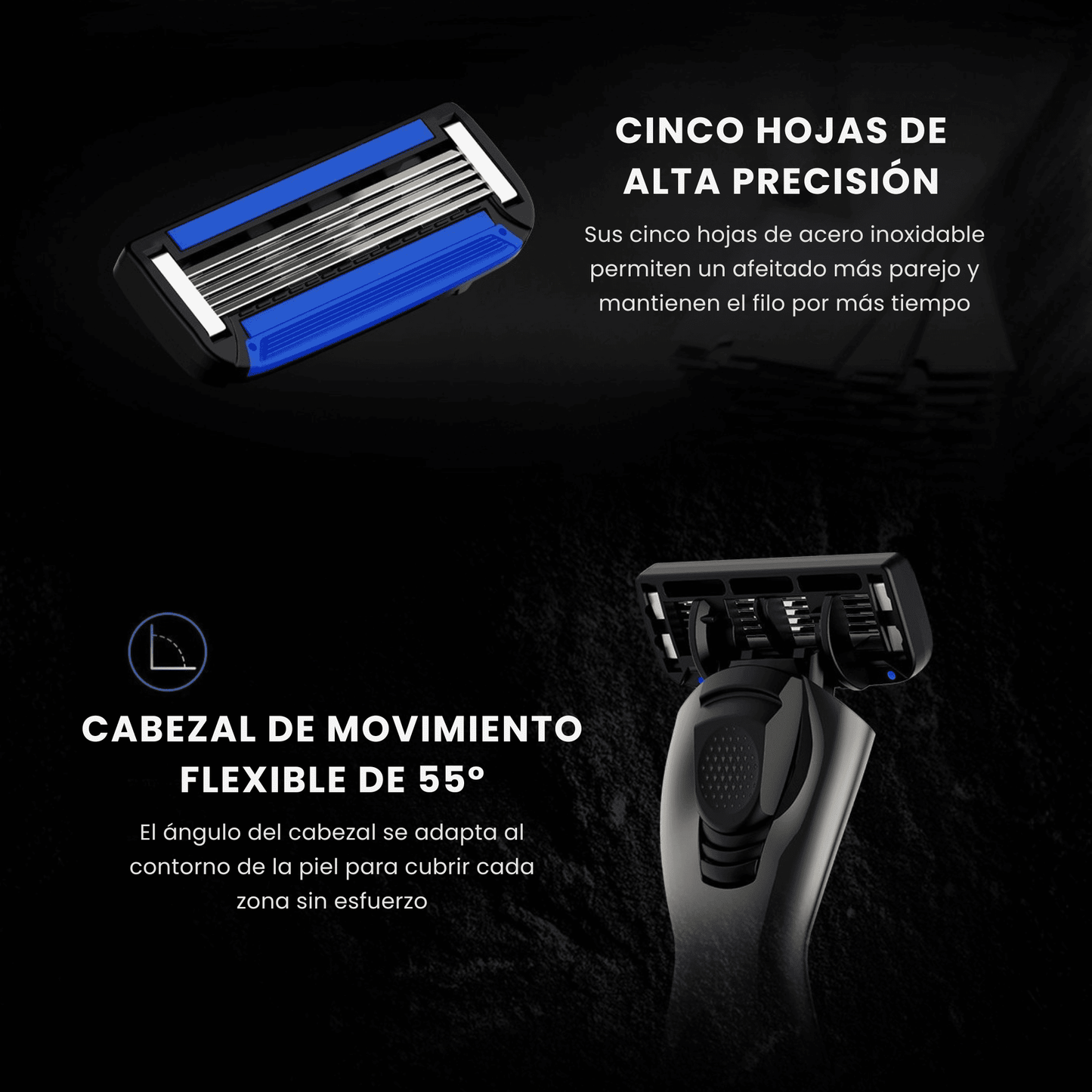 Kit Cuerpo Liso: Corporal Eléctrica B9 + Rasuradora G1