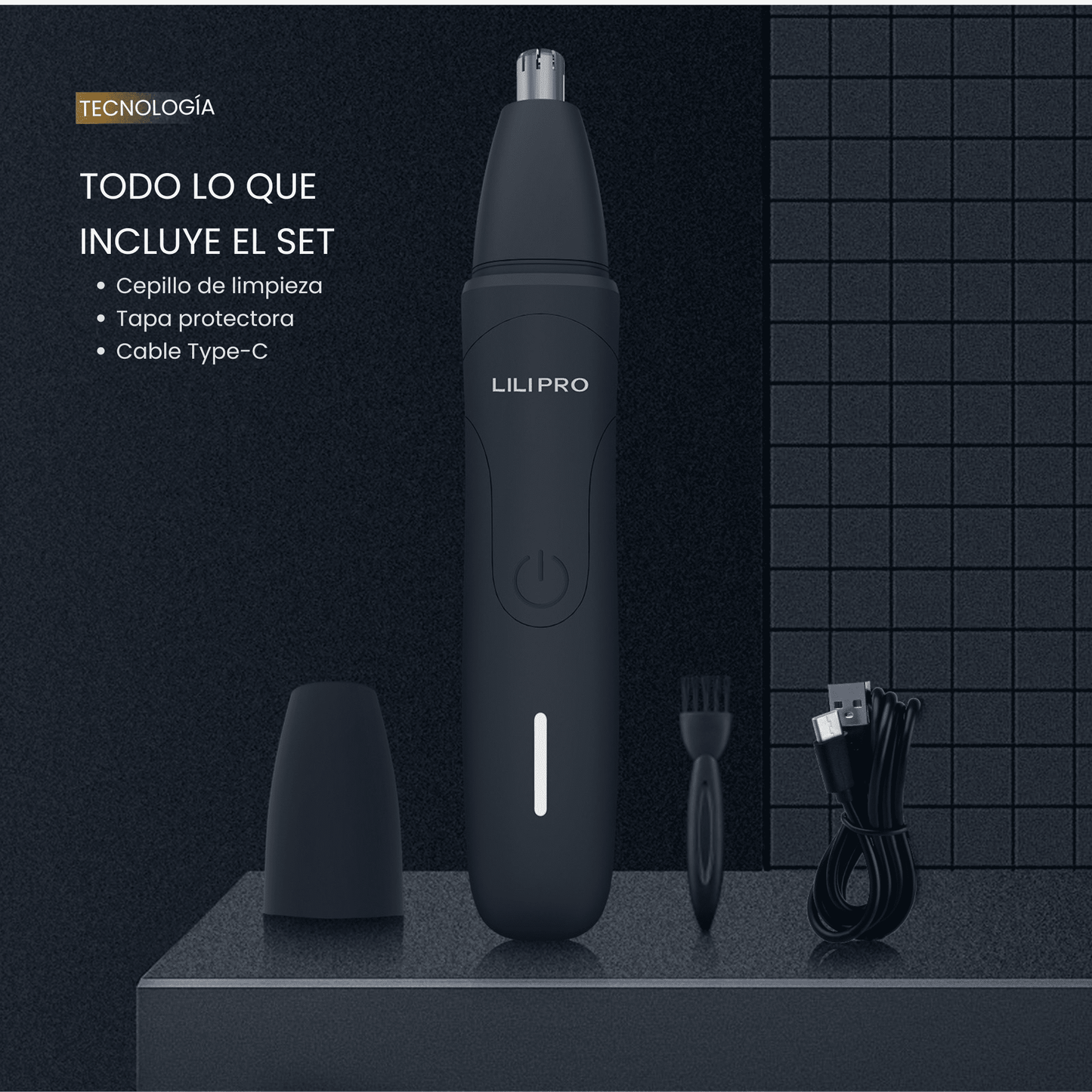 Recortador de Vello Nasal Recargable LILIPRO N1