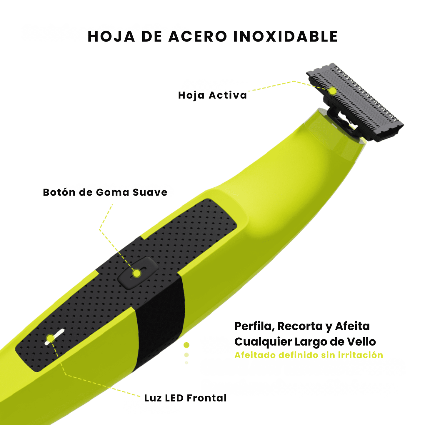 Afeitador recargable OneBlade 360° LILIPRO S11
