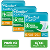 Pack 03 Pañales Plenitud Classic Talla G-XG