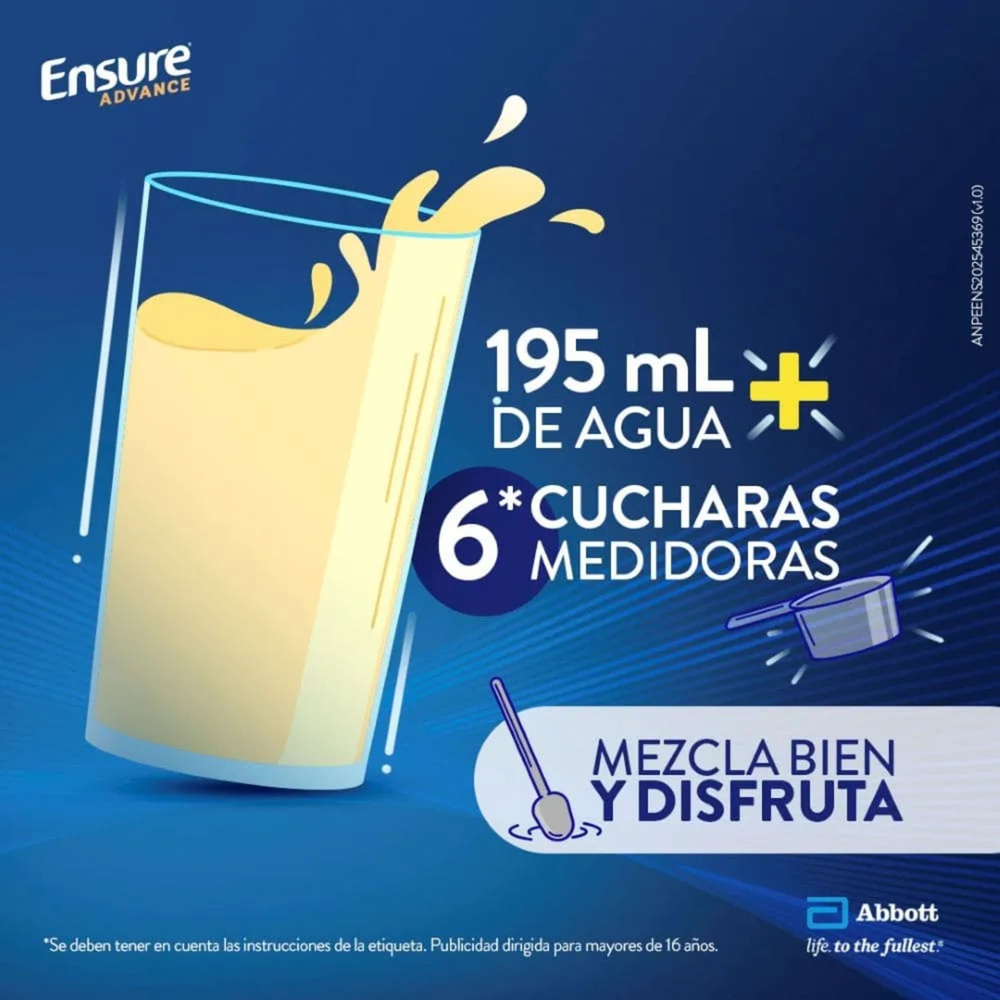Ensure Advance con HMB Vainilla x 400 g