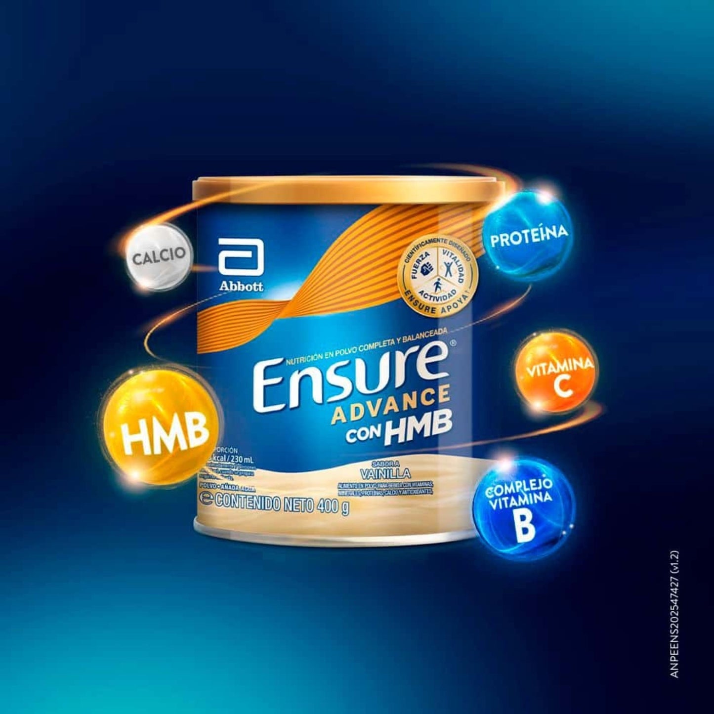 Ensure Advance con HMB Vainilla x 400 g