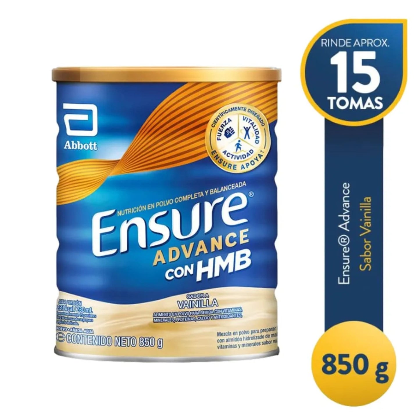 Ensure Advance con HMB Vainilla x 850 g