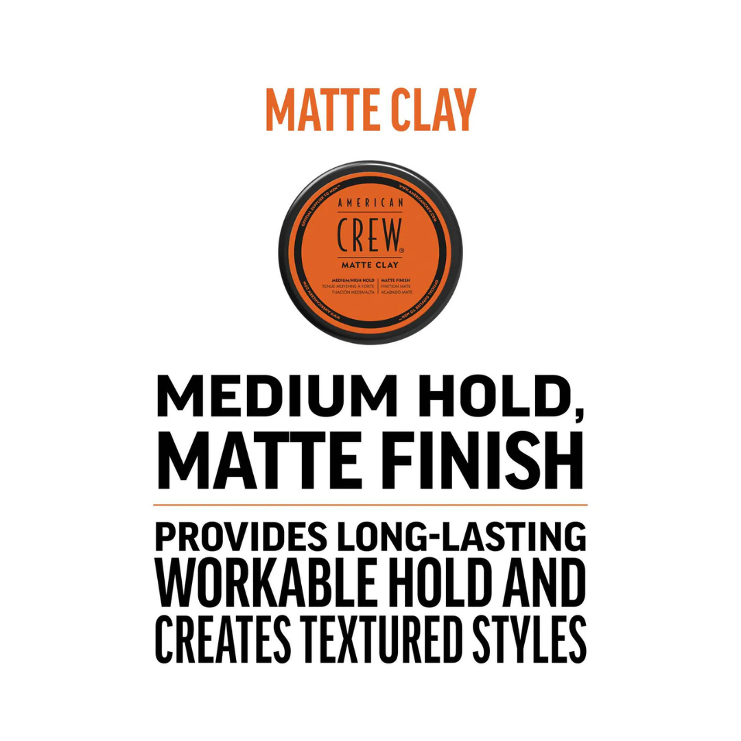 American Crew Matte Clay Arcilla Mate de Alta Fijación
