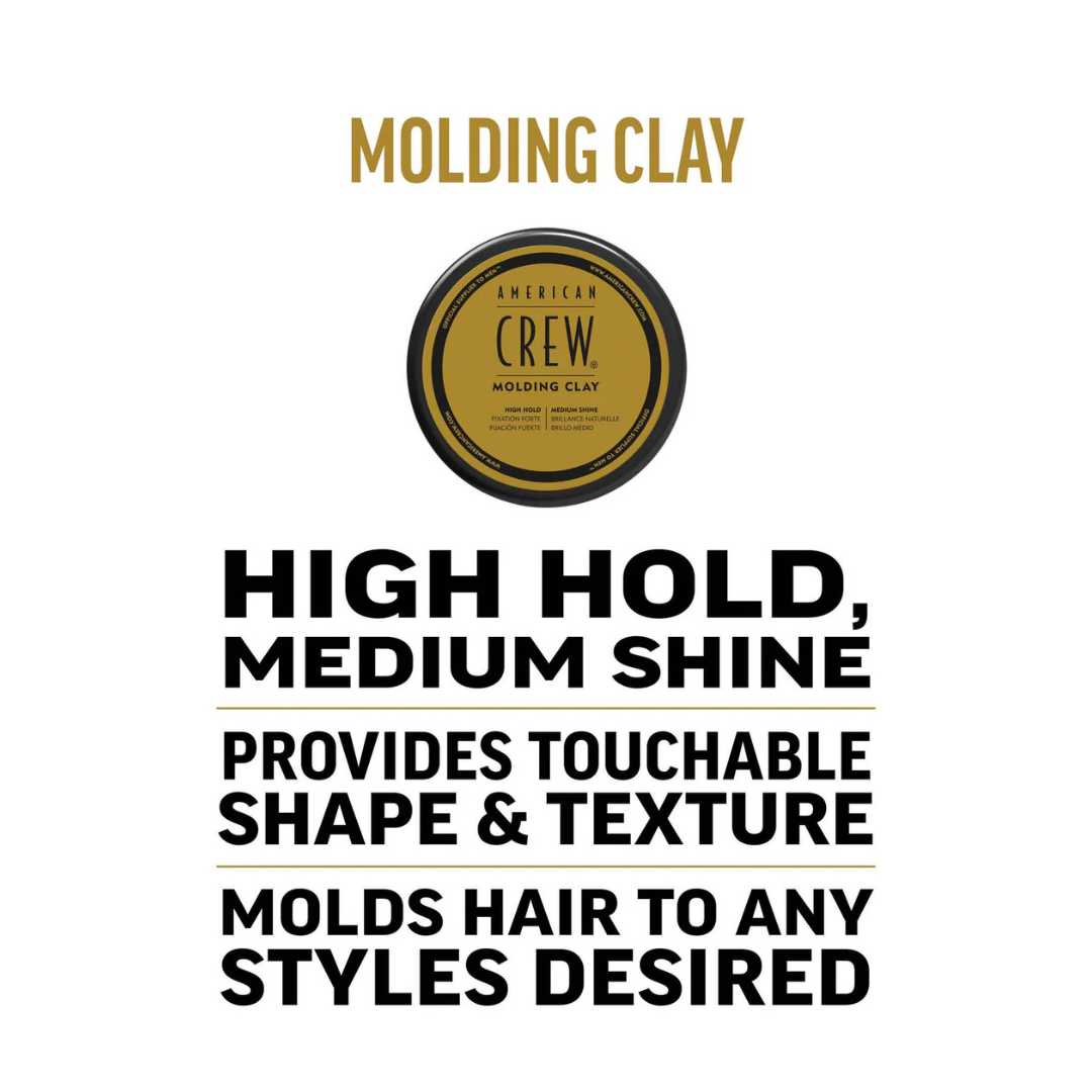 American Crew Molding Clay Arcilla Moldeadora de Alta Fijación