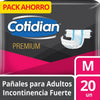 Pañal Adulto Cotidian Premium Talla M x 20 un