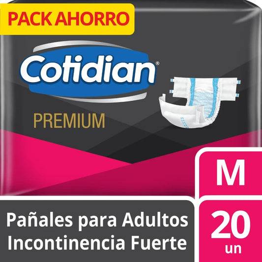 Pañal Adulto Cotidian Premium Talla M x 20 un