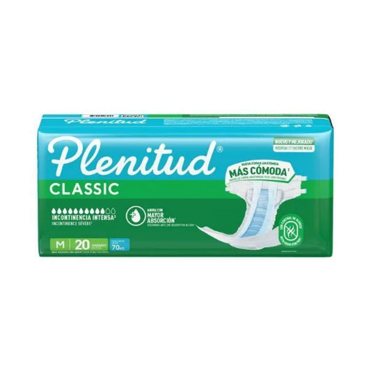 Pañal Adulto Plenitud Classic Talla M x 20 un
