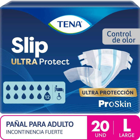 Pañal Adulto TENA Slip Ultra Talla L Incontinencia Fuerte x 20 un