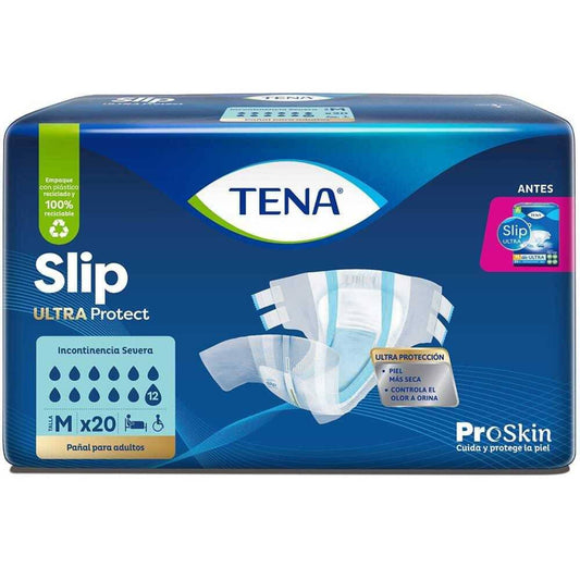 Pañal Adulto TENA Slip Ultra Talla M Incontinencia Fuerte x 20 un