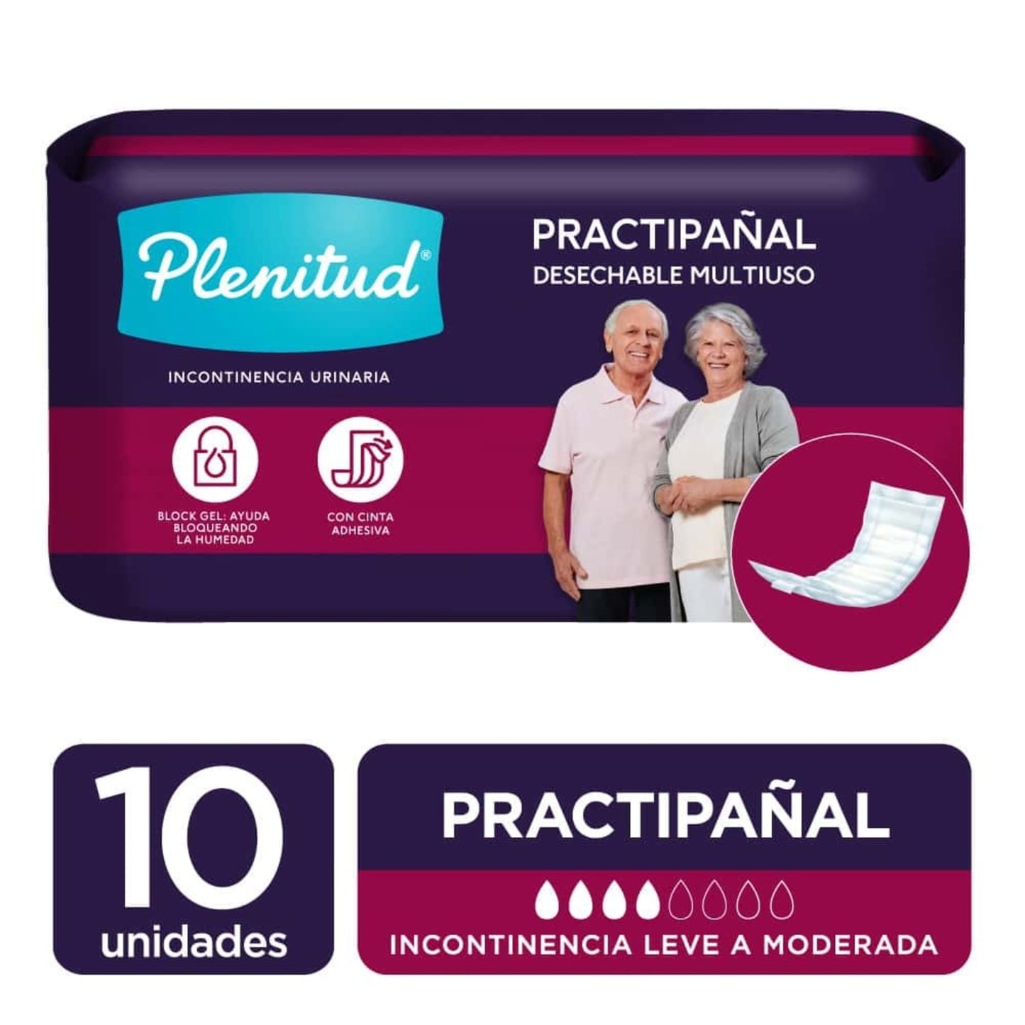 Practipañal Plenitud Toalla Multiuso x 10 un