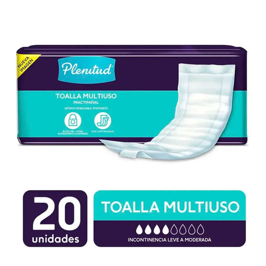 Practipañal Plenitud Toalla Multiuso x 20 un