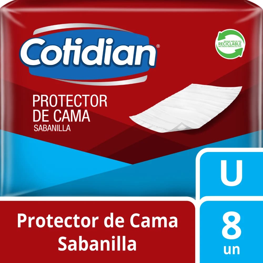 Protector de Cama Cotidian Sabanilla 60x90 cm x 8 un