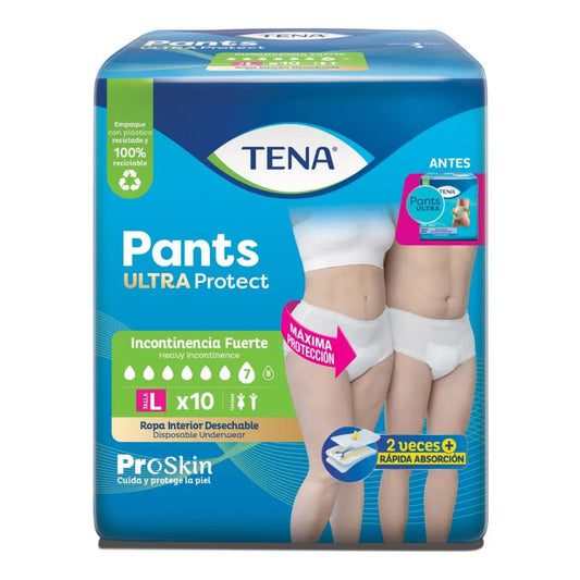 Ropa Interior Desechable TENA Pants Ultra Talla L x 20 un